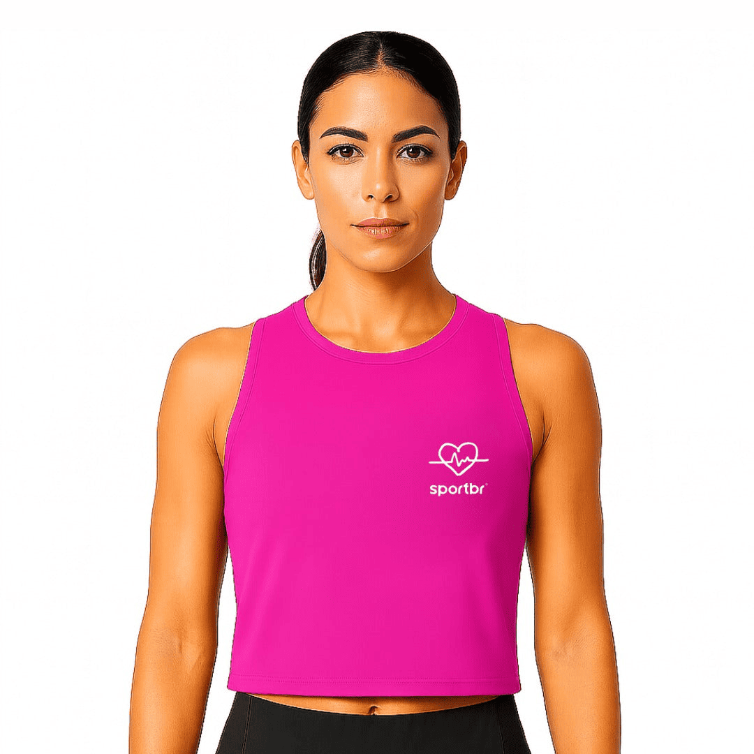 Regata Cropped Sportbr - Pink