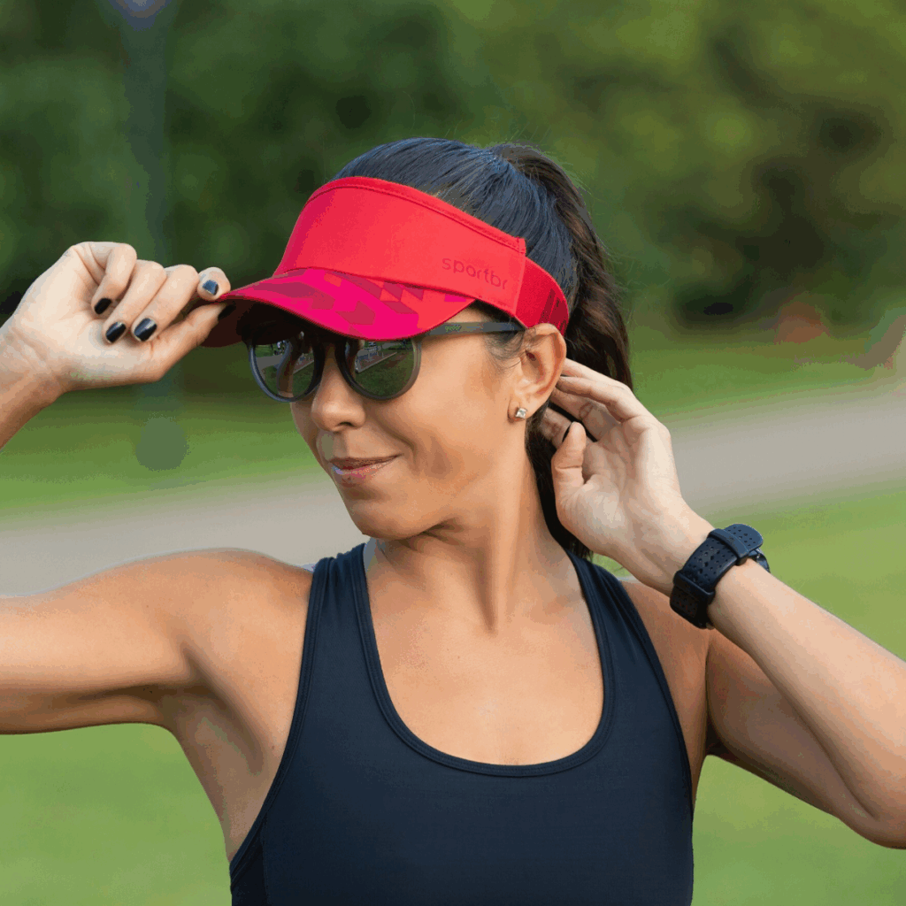 bonés e viseiras respiráveis com proteção UV