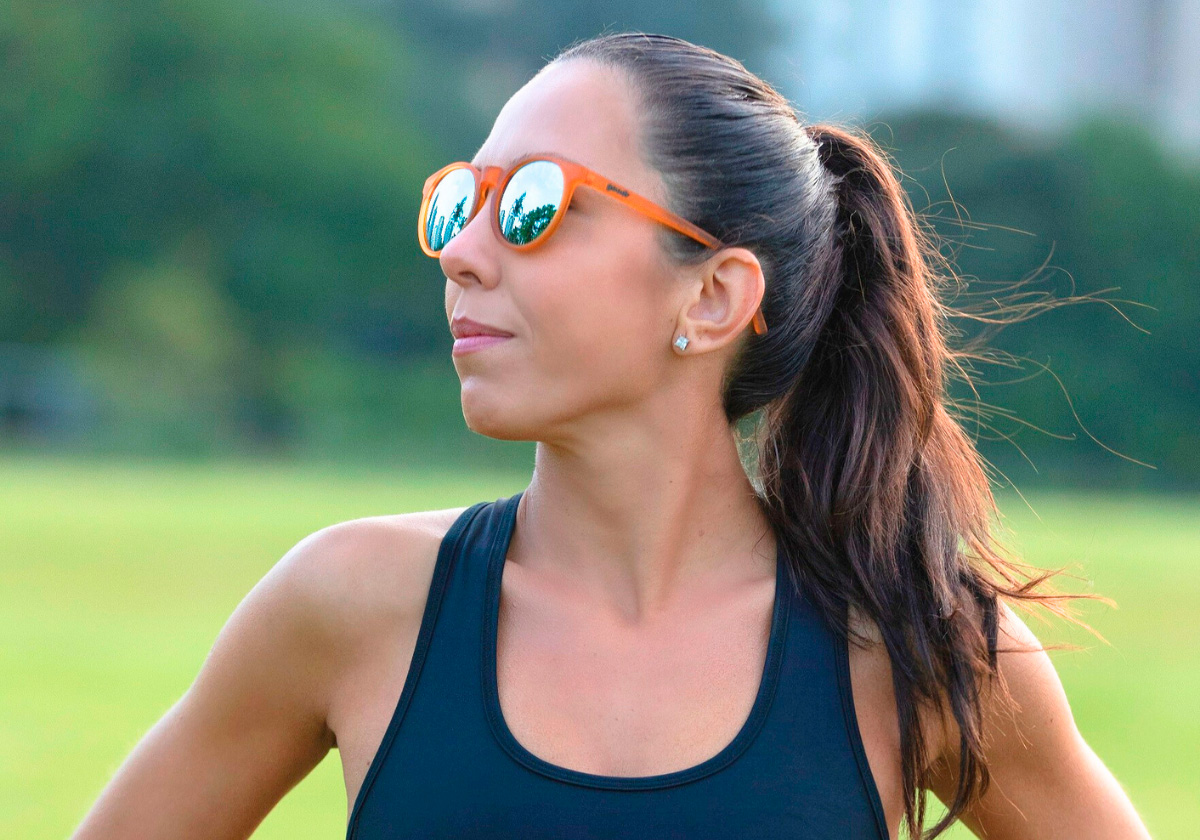 Óculos para corrida